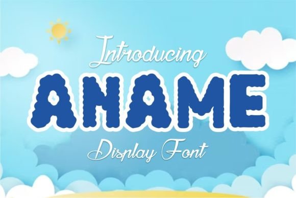 Aname: A Playful Display Font With Real Branding Muscle