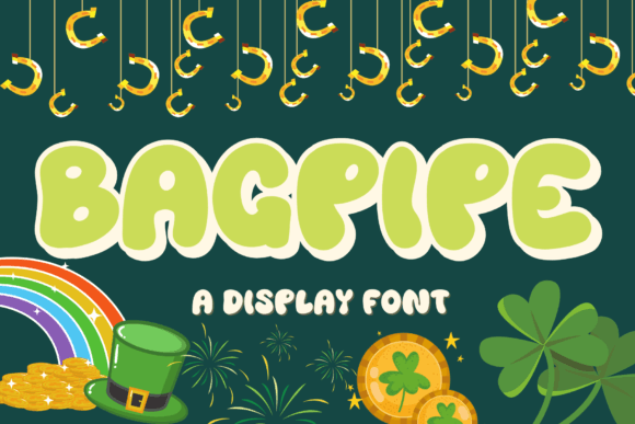 Bagpipe: A Playful Display Font for Handmade Crafters