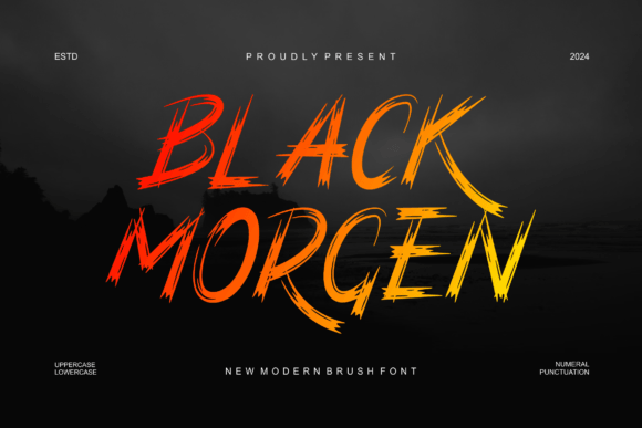 Black Morgen Brings a Cool Edge to Display Typography