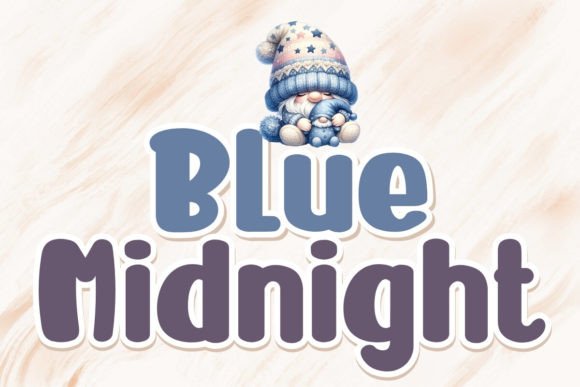 Blue Midnight Typeface in Web Design: A Playful Hero Font