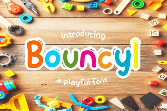 Bouncyl: The Playful Display Typeface for Small Business Branding