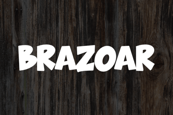 Brazoar: A Display Font with Energy for Apparel & Branding