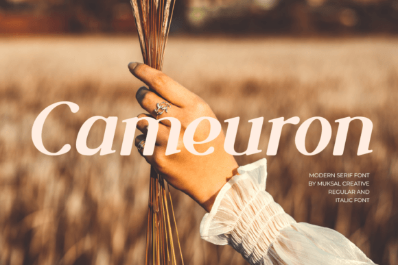 Cameuron: The Modern Serif Typeface for Business Branding