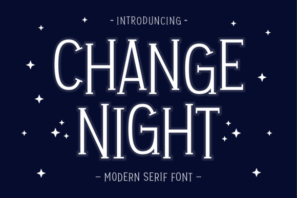 Change Night Reviewed: When Dark Display Typography Works