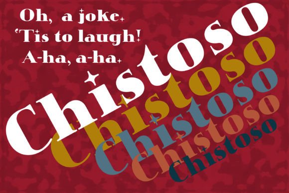 Chistoso: A Playful Font for Marketing Creatives