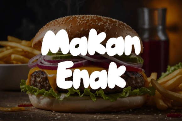 Choosing Makan Enak as a Display Font for Modern Web Projects