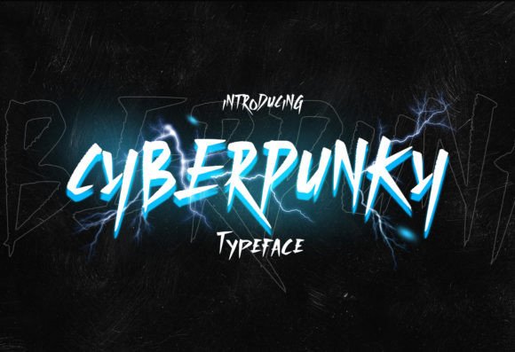 Cyberpunky: A Futuristic Typeface for Editorial Design