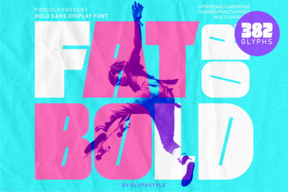 Fatbold: A Boxy Serif Font That Makes Products Pop