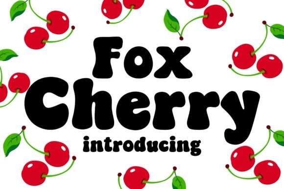 Fox Cherry: The Retro Display Font for Bold Campaigns