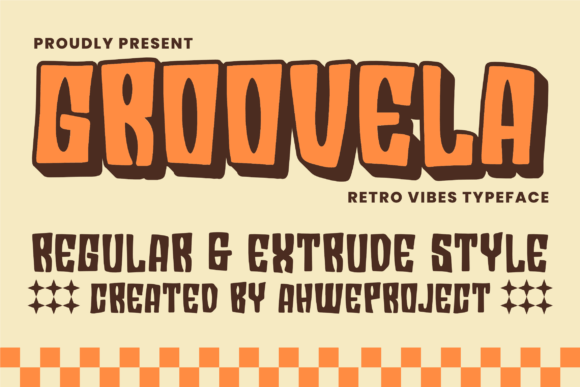 Groovela Typeface Brings Retro Energy to Editorial Design