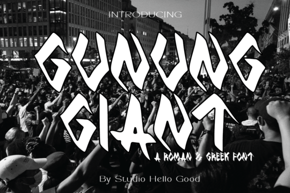 Gunung Giant: A Classical Display Font for Editorial Calm