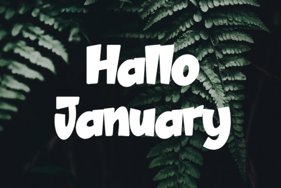 Hallo January: The Bold Display Font for Campaign Clarity