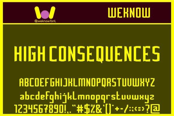 High Consequences: A Maker’s Review of This Gothic Display Font