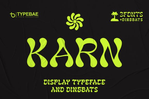 Karn: A Psychedelic Display Font for Creative Campaigns