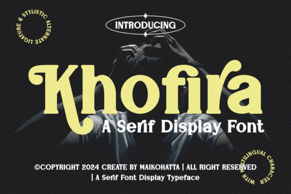 Khofira: A Sharp Display Font for Modern Branding