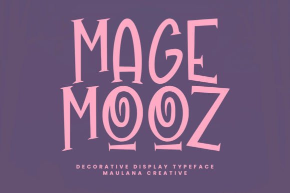 Magemooz: A Display Font That Makes Handmade Product Labels Shine