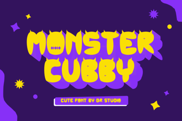 Monster Cubby: A Bold Display Font for Editorial Impact