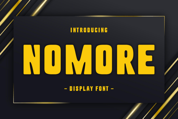 Nomore Display Font: A Designer’s Test in Real Web Projects