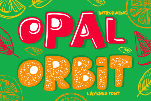Opal Orbit: A Bold Display Typeface for Campaign Creatives