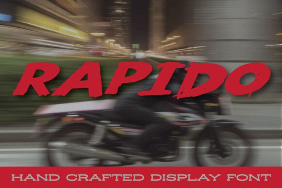 Rapido: The Paint Brush Font for Makers in Motion
