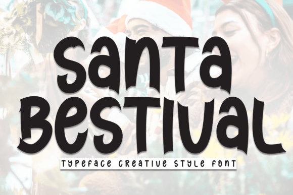Santa Bestival: A Sweet Handwritten Display Font for Editorial Projects