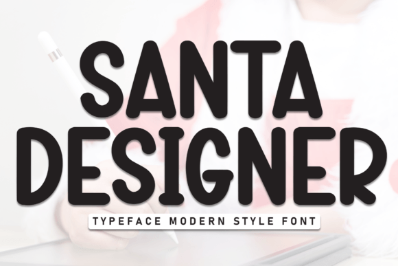 Santa Designer: A Playful Handwritten Display Typeface
