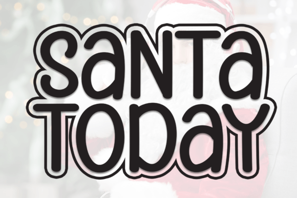 Santa Today: A Sweet Handwritten Display Font for Playful Branding