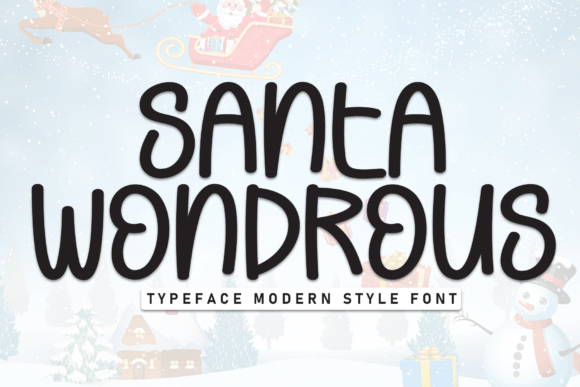Santa Wondrous: A Sweet Handwritten Font for Crafters