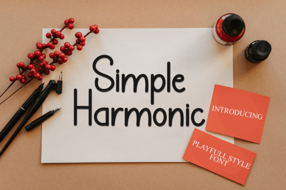 Simple Harmonic: A Playful Display Font for Modern Web Design