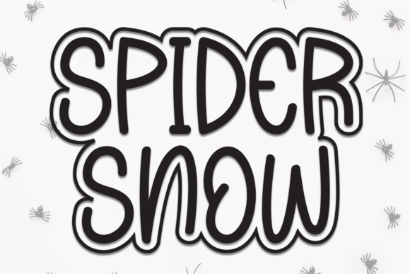 Spider Snow: A Handwritten Display Font for Playful Editorial Design