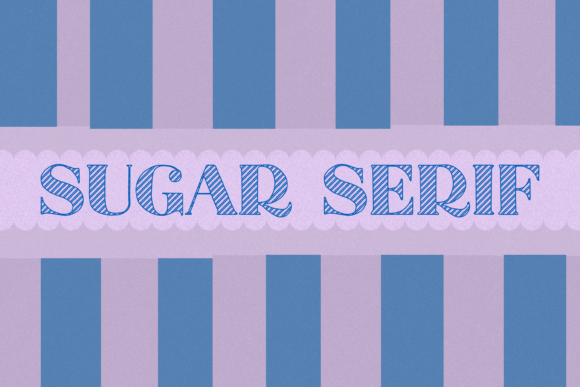Sugar Serif: The Sweet Hand-Drawn Typeface for Branding Projects