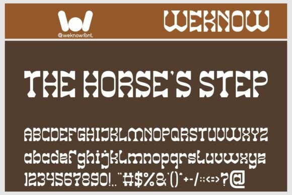 The Horse's Step: A Display Font with Editorial Edge