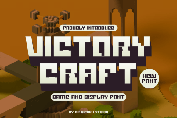 Victory Craft: A Bold Display Font for Branding Success