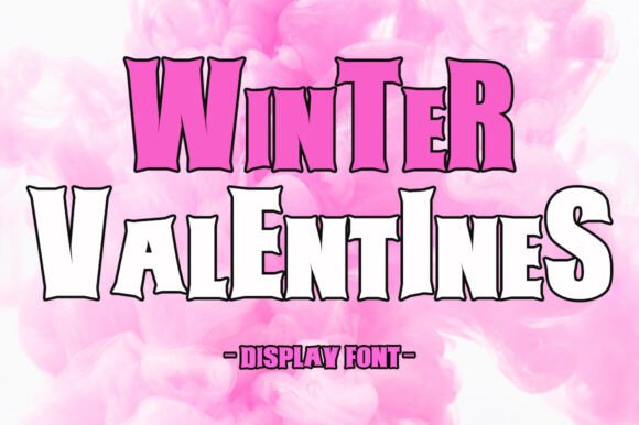 Winter Valentines: A Cheerful Display Font for Brand Building