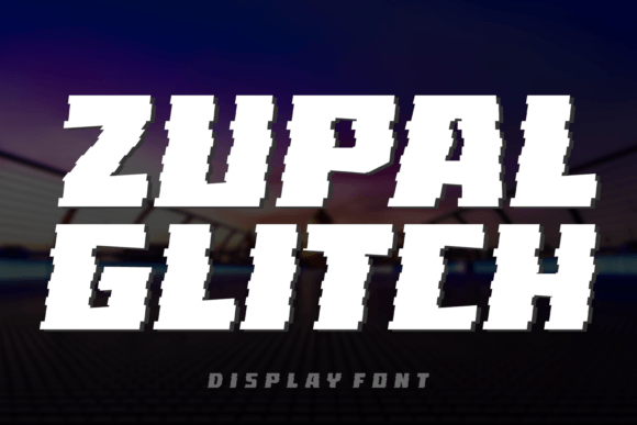 Zupal Glitch: Bold Display with Glitched Personality